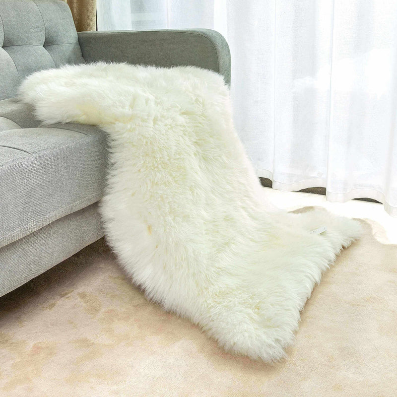 Rugs - TA Premium Australian Sheepskin Single Long Wool Rug 95cm