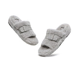 Slides - Curly Sheepskin Wool Slides Women Croft