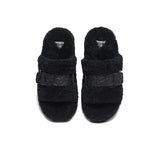 Slides - Curly Sheepskin Wool Slides Women Croft