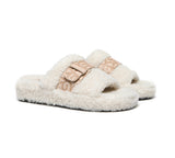 Slides - Curly Sheepskin Wool Slides Women Croft