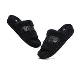 Slides - Curly Sheepskin Wool Slides Women Croft