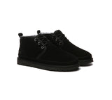 UGG Boots - Australian Shepherd® UGG Boots Men Sheepskin Wool Ankle Lace Up Casual Leonard