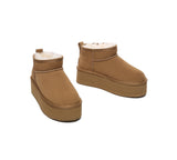 UGG Boots - AUSTRALIAN SHEPHERD® UGG Sheepskin Wool Ankle Boots Ultra Platform Saylor