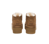 UGG Boots - AUSTRALIAN SHEPHERD® UGG Sheepskin Wool Ankle Boots Ultra Platform Saylor