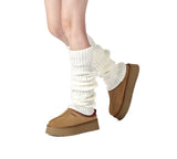 UGG Boots - EVERAU® Women Stretchy Ribbed Knit Thick Leg Warmer