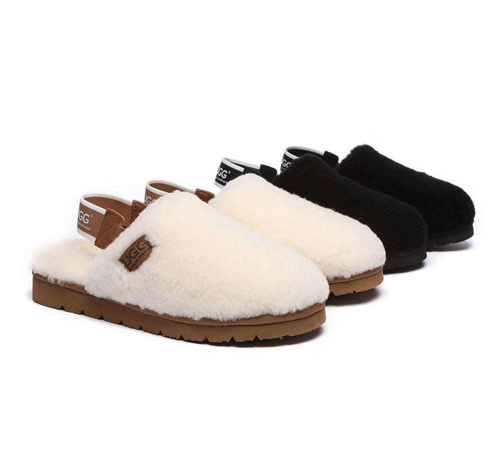 AUSTRALIAN SHEPHERD® UGG Women Removable Strap Slingback Slippers