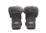 UGG Boots - Ugg Boots Mini Women Tiara Sheepskin Horn Toggle Closure