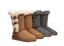 AUSTRALIAN SHEPHERD® UGG Women Sheepskin Wool Horn Toggle Closure Tall Boots Tamari
