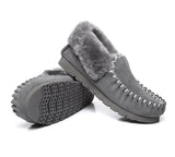 UGG Slippers - Ankle Sheepskin Slippers Mens Popo Moccasins Big Size