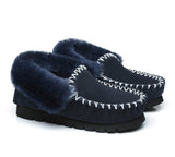 UGG Slippers - Ankle Sheepskin Slippers Mens Popo Moccasins Big Size