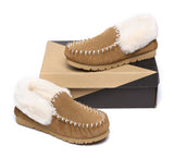 UGG Slippers - Ankle Sheepskin Slippers Mens Popo Moccasins Big Size