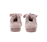 UGG Slippers - UGG Slippers Women Sheepskin Wool Ribbon Bow Ruby