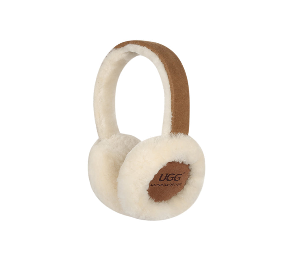 国内正規品♡UGG SHEPSKIN EARMUFF  チェスナット UGG C/O W SHEEPSKIN EMBROIDERY EARMUFF Chestnut 20955-CHE
