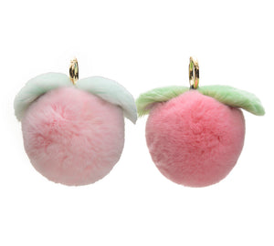 Accessories - Fluffy Peach Keyring