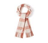 Accessories - Soft Checked Fringed Scarf