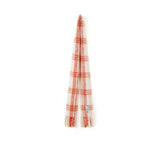 Accessories - Soft Checked Fringed Scarf