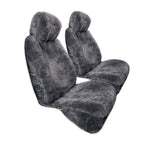 Accessories - Tarramarra Sheepskin 24MM Car Front Seat Covers Charcoal Air Bag Safe