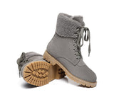 Fashion Boots - AS UGG Women Fashion Chunky Boots Mina