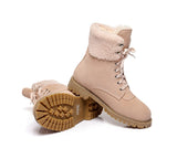 Fashion Boots - AS UGG Women Fashion Chunky Boots Mina