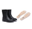 Black Rainboots, Gumboots Women Mid Calf With Wool Insole