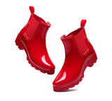 Fashion Boots - Rainboots, Ankle Gumboots Women Vivily With Wool Insole