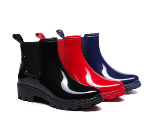 Fashion Boots - Rainboots, Ankle Gumboots Women Vivily With Wool Insole