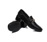 Fashion - Leather Low Block Heels Women Mia