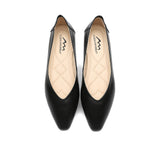 Flats - Pointed Toe Leather Ballet Flats Women Everly