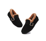 Flats - Shearling Lined Suede Loafer Women Mona