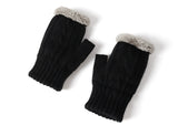 Gloves - Fingerless Double-layer Ultra Plush Knit Gloves