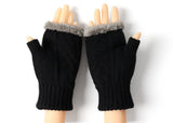 Gloves - Fingerless Double-layer Ultra Plush Knit Gloves