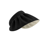 Hats - 2 In 1 Visor Reversible Wide Brim Headband Foldable Cap Lavinia