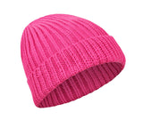 Hats - Hot Pink Knit Beanie