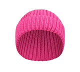 Hats - Hot Pink Knit Beanie