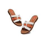 Slides - Ultra Soft Open Toe Woven Flat Sandals Women Sandals