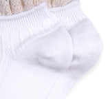 Socks - 100% Cotton Ruffle Shallow Mouth Socks One Pair