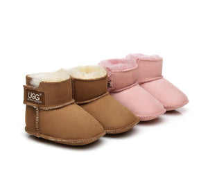 UGG Boots - AS UGG Erin Australian Sheepskin Baby Booties Cradle