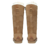 UGG Boots - Premium Australian Sheepskin Knee High Zipper Boots Women Swanston 5 Panel