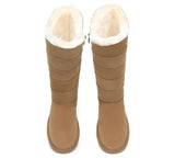 UGG Boots - Premium Australian Sheepskin Knee High Zipper Boots Women Swanston 5 Panel