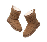 UGG Boots - Short Sheepskin Boots Women Puffer