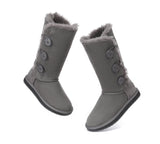 UGG Boots - UGG Boots Australia Double Face Sheepskin Tall Triple Button Boots