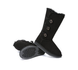 UGG Boots - UGG Boots Australia Double Face Sheepskin Tall Triple Button Boots