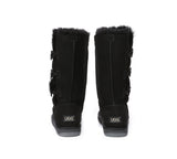 UGG Boots - UGG Boots Australia Double Face Sheepskin Tall Triple Button Boots