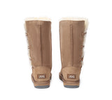 UGG Boots - UGG Boots Australia Double Face Sheepskin Tall Triple Button Boots