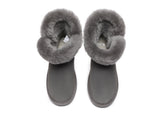 UGG Boots - Ugg Boots Mini Women Tiara Sheepskin Horn Toggle Closure