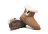 UGG Boots - Ugg Boots Mini Women Tiara Sheepskin Horn Toggle Closure