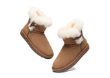 UGG Boots - Ugg Boots Mini Women Tiara Sheepskin Horn Toggle Closure