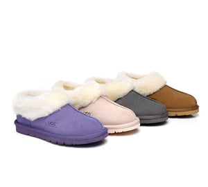 UGG Slippers - AS UGG Slippers Homey Unisex Sheepskin Slippers