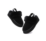 UGG Slippers - Removable Strap Slingback UGG Slipper Women Waffle Platform