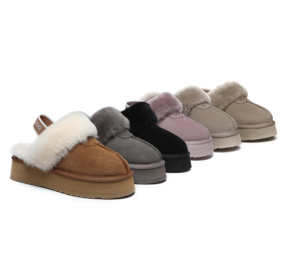 Removable Strap Slingback UGG Slipper Women Waffle Platform – UGG